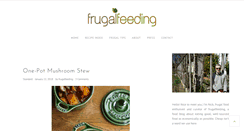 Desktop Screenshot of frugalfeeding.com